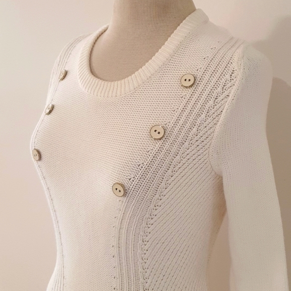 Review Size 8 White Knit Jumper - Picture 4 of 8